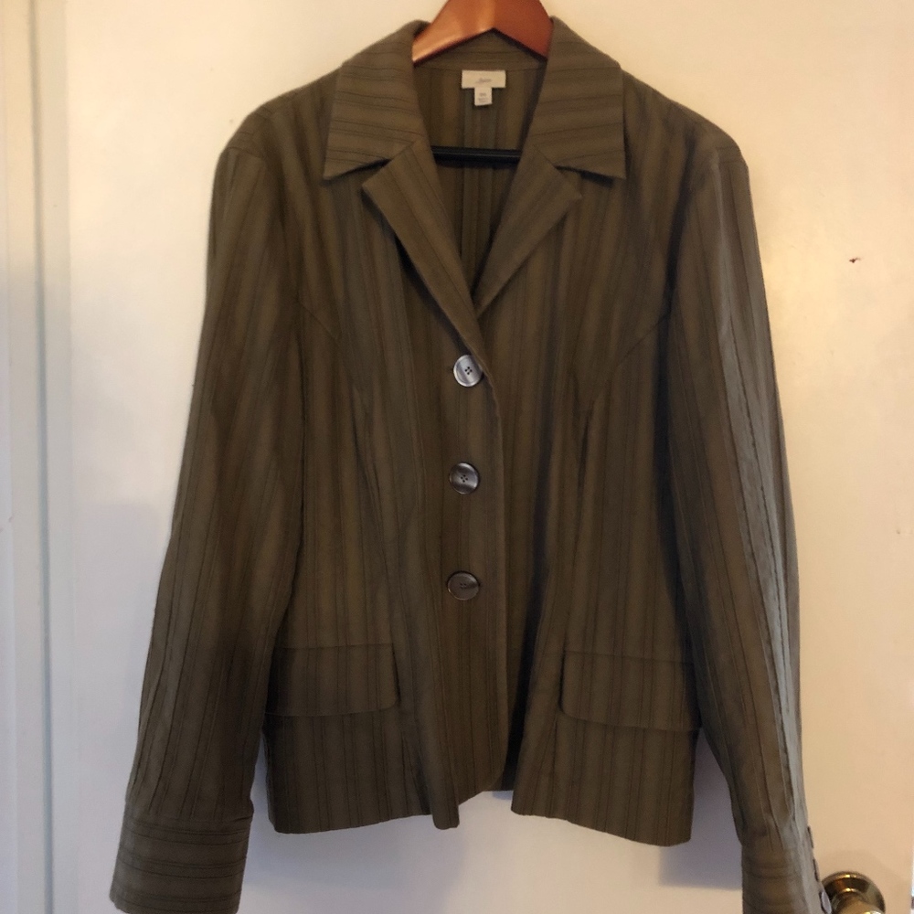 J. Jill Cotton Work Jacket